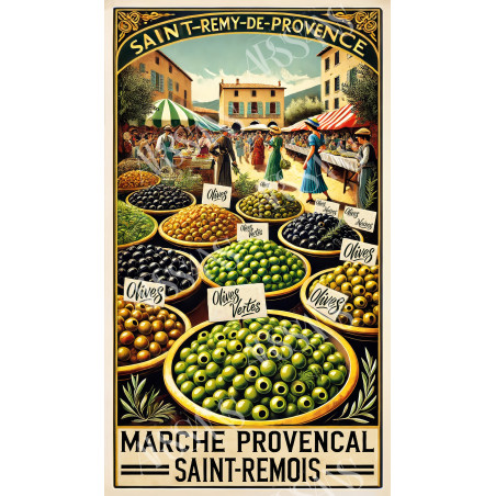 Marché Provençal : Les Olives de Saint-Rémy