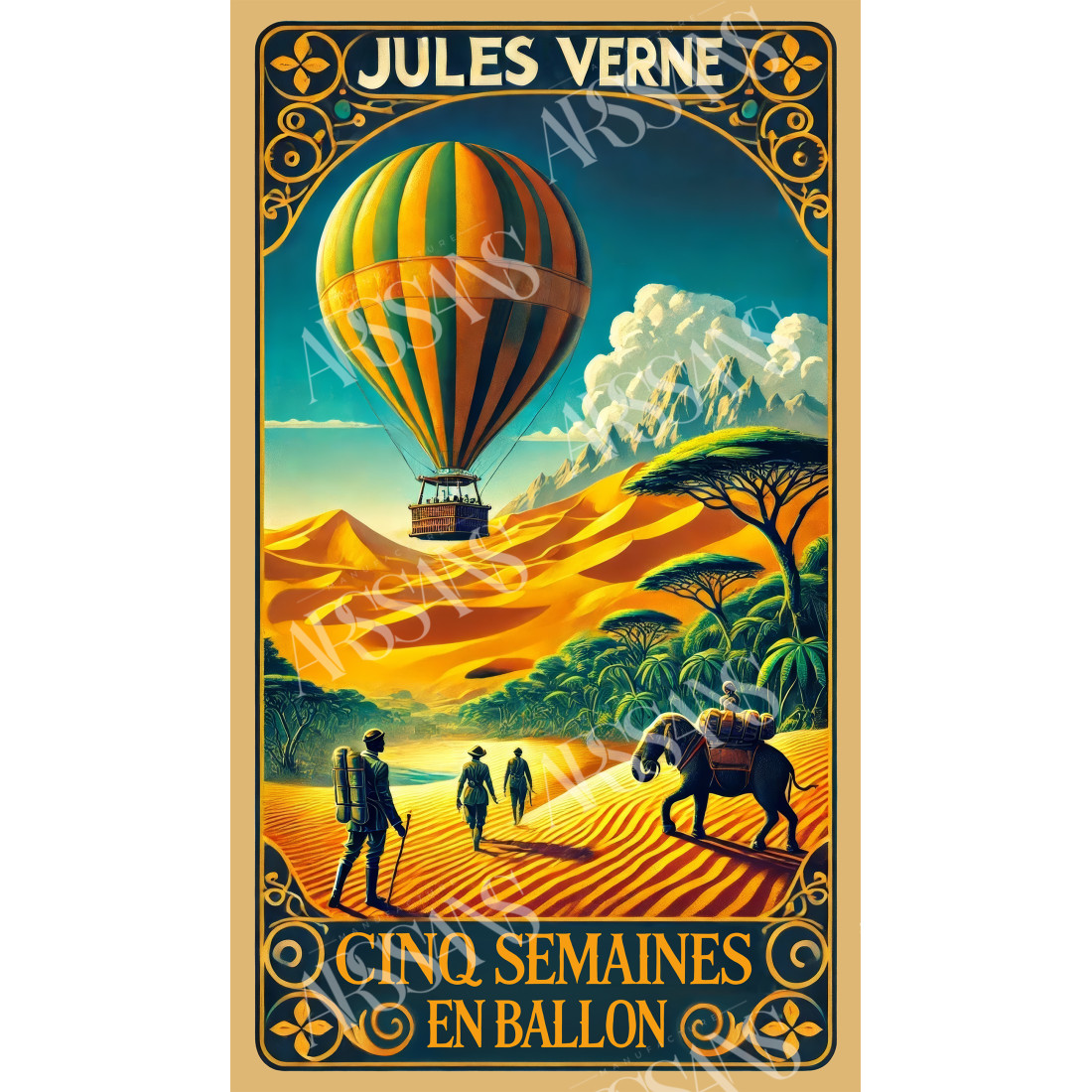 Eternal Adventure - Five Weeks in a Balloon by Jules Verne