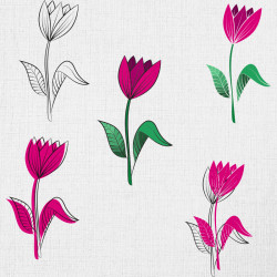 Papier Peint Tulipe