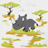 Papier Peint Rhinocéros